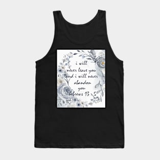 HEBREWS 13:5 Tank Top